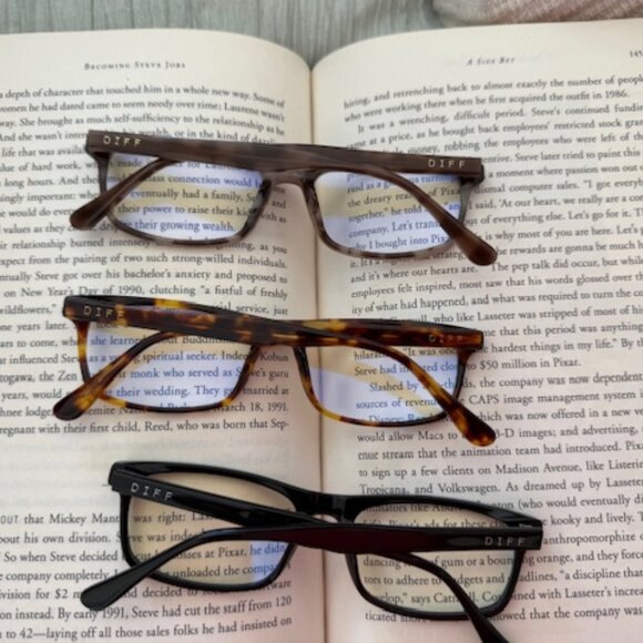 diff eyewear reese bluelight glasses lot of 3 new main image 4